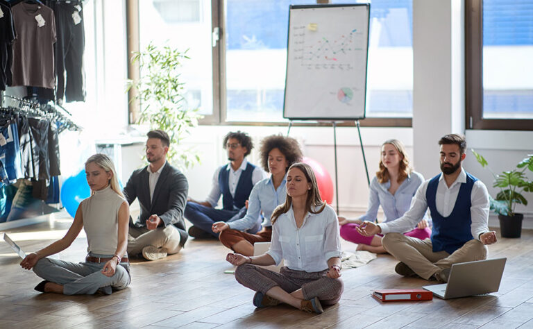 The corporate Yoga program is a value added to the company.